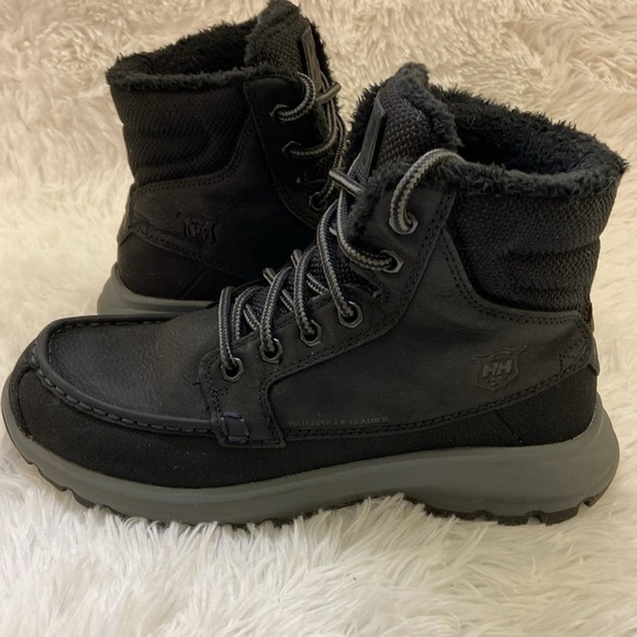 Helly Hansen Men’s Black/Grey Waterproof Primaloft Winter Boots.Size-9 - Picture 6 of 14